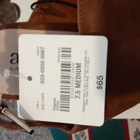 NWT Ana Cognac  Sandels - Picture 8 of 9